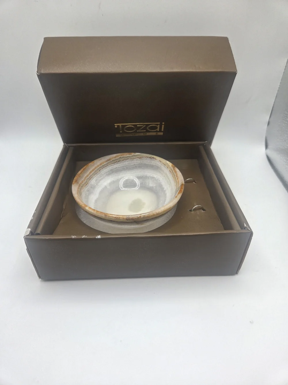 Tozai Home Onyz-Marble Spice Bowl